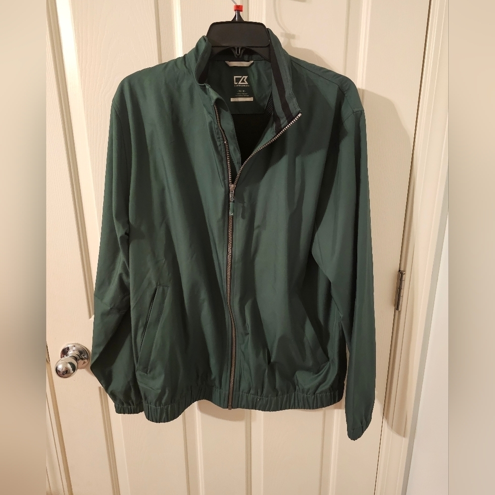 Cutter & Buck CB Mens WindTec Astute FULL Zip Windbreaker Jacket Size M